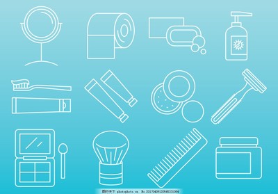 衛(wèi)生用品與化妝品圖標的視覺語言